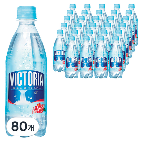 웅진빅토리아 히비스커스 탄산수, 500ml, 80개