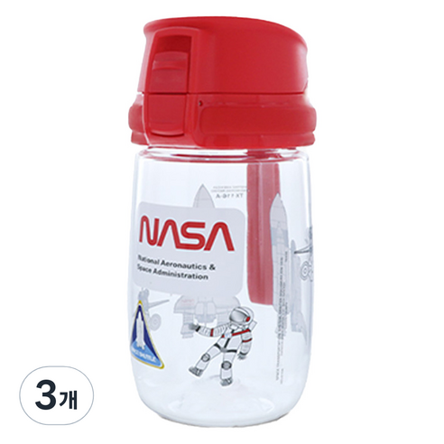 누비 정글 물병, 나사레드, 300ml, 3개