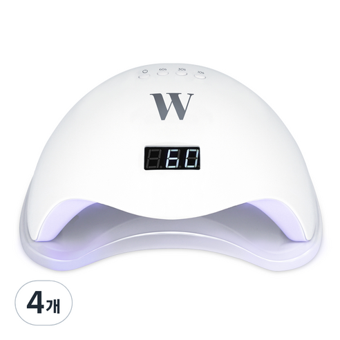 위드샨 프로 UV / LED 전문가용 젤네일 램프 48W, 4개, 화이트