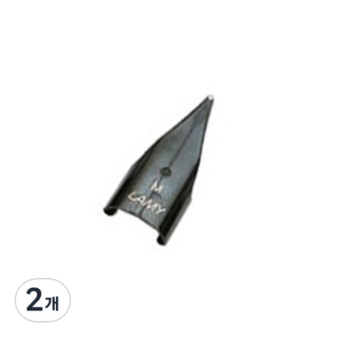 LAMY 만년필 펜촉 블랙스틸, M, 2개