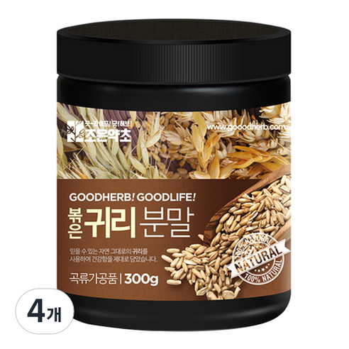 조은약초 볶은귀리가루, 300g, 4개