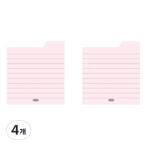 플레픽 모이스트 트레이싱 인덱스 메모지 M, 13 블라썸라인, 4개, 1개입