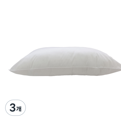 더자샵 편안하고 푹신한 구름 일반 베개솜, 3개