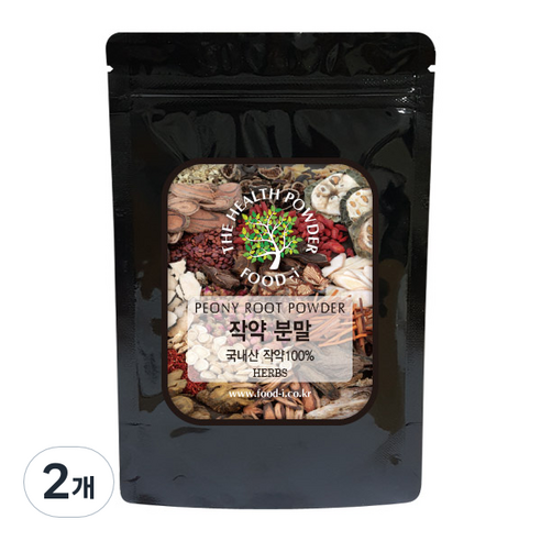 스쿨아이 국내산 작약 분말, 2개, 200g