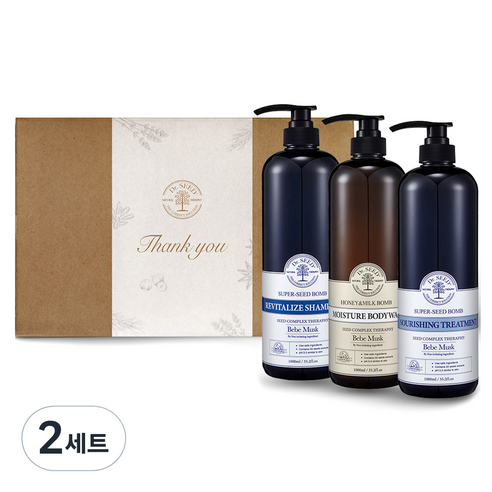 닥터시드 내추럴테라피 3종 세트 베베머스크 1L, 2세트