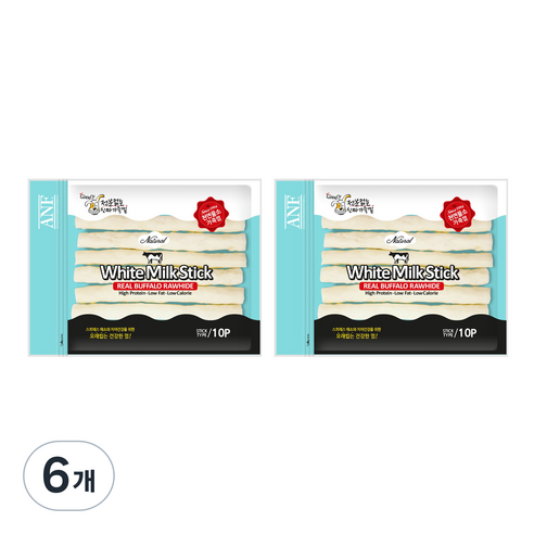 ANF 로하이드 화이트 밀크스틱 10p, 밀크, 6개