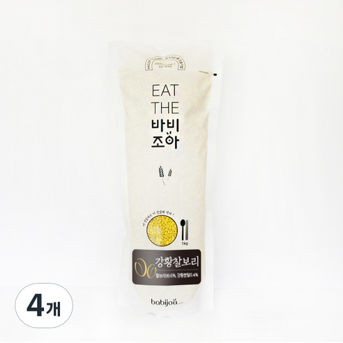바비조아 강황찰보리, 1kg, 4개