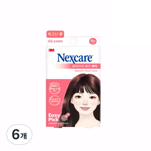 3M All New 넥스케어 블레미쉬 패치 케어, 18개입, 6개