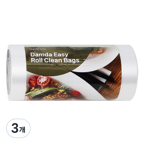 담다비닐 위생 봉투 소형 17cm x 25cm, 소(S), 500개입, 3개