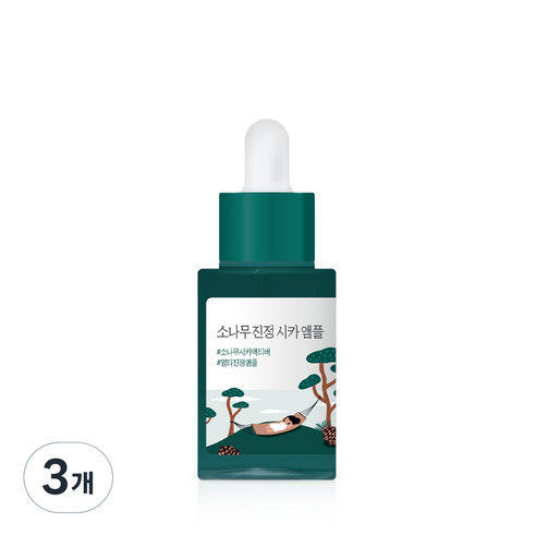 앰플  라운드랩 소나무 진정 시카 앰플, 30ml, 3개