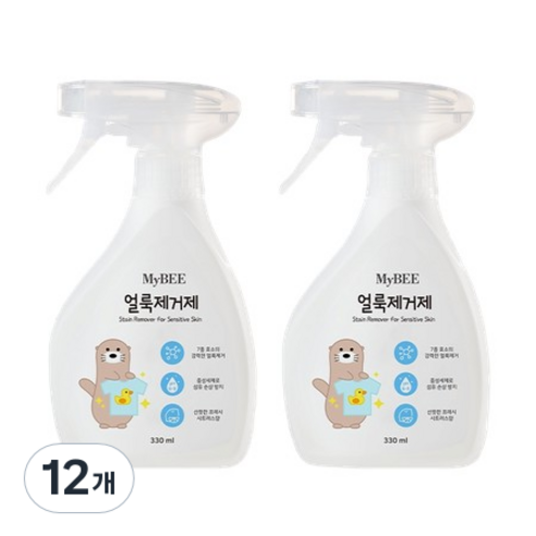 마이비 자연품은 아기 얼룩제거제, 330ml, 12개
