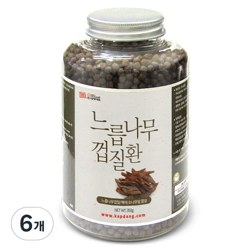 갑당약초 느릅나무껍질환 병타입, 6개, 350g