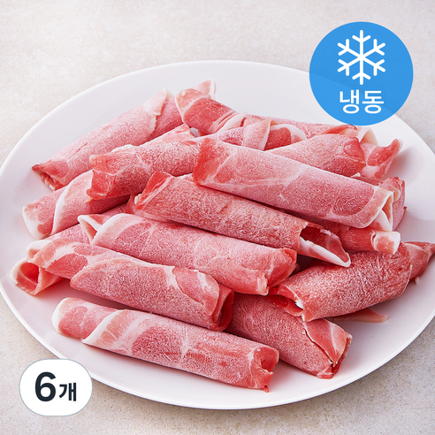 동원 스페인산 5초구이 대패목살 (냉동), 400g, 6개