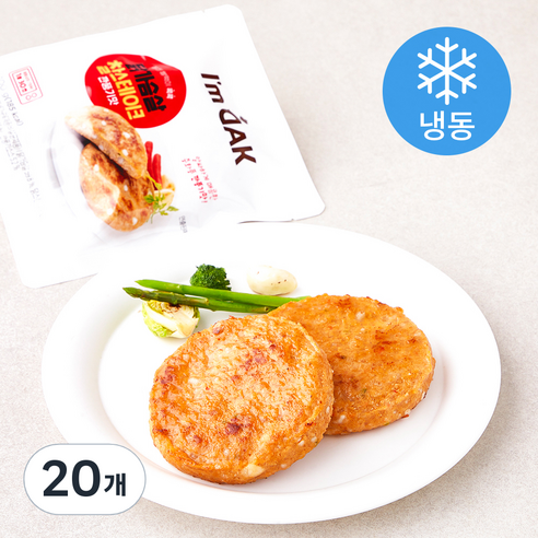 아임닭 닭가슴살 찰스테이크 깐풍기맛 (냉동), 100g, 20개