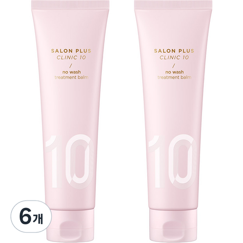 미쟝센 살롱10 노워시 트리트먼트 밤, 6개, 135ml