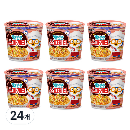 팔도 뽀로로 스파게티, 65g, 24개