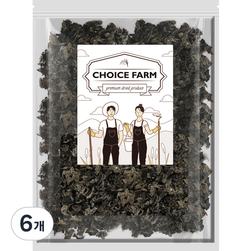 초이스팜 건목이버섯, 150g, 6개
