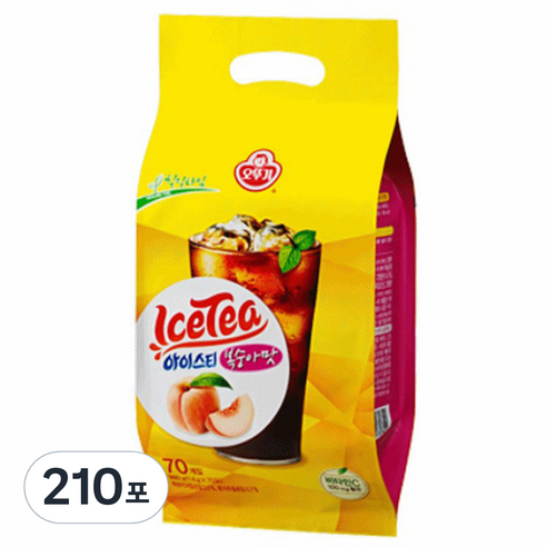 오뚜기 아이스티, 14g, 210포, 210개
