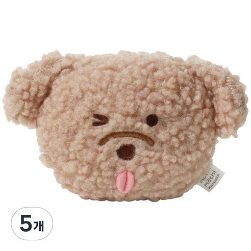 모찌타운 뽀글 핫팩 인형 강아지 130g, 5개