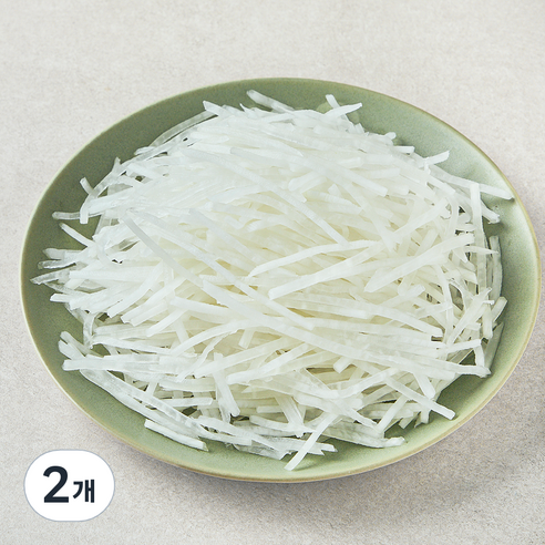 무채, 500g, 1개입, 2개