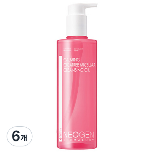 네오젠 카밍 시카트리 미셀라 클렌징 오일, 300ml, 6개