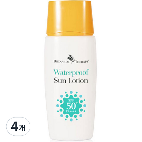 보타니컬테라피 유아용 워터프루프 썬로션 SPF50+ PA++++, 4개, 50ml