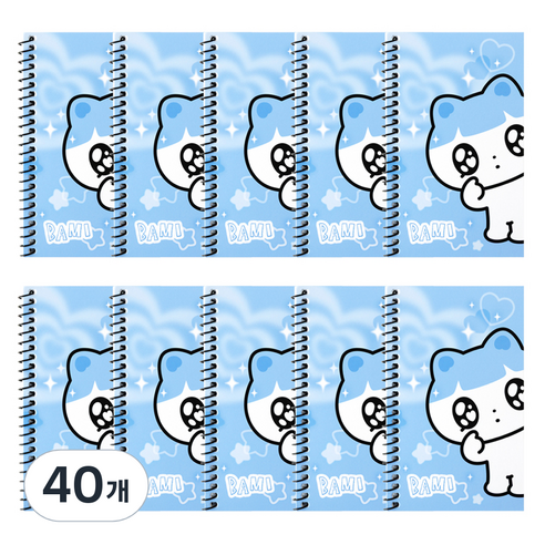 카카오프렌즈 골골즈 미니 수첩 40매, 밤이블루, 40개
