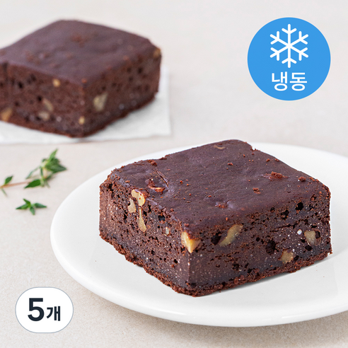 야미요밀 정성가득 채식 현미초코 브라우니 (냉동), 5개, 180g