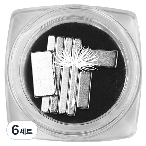 위드샨 커스텀 미니 네일 마그넷 7p 세트, 6세트