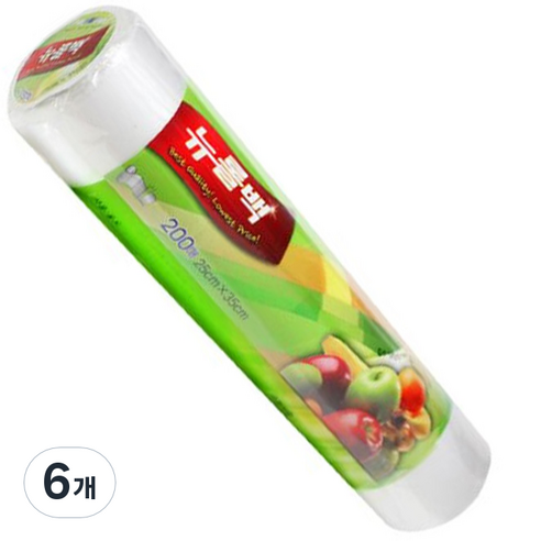 뉴랩 뉴롤백 중형, 중(M), 200매, 6개