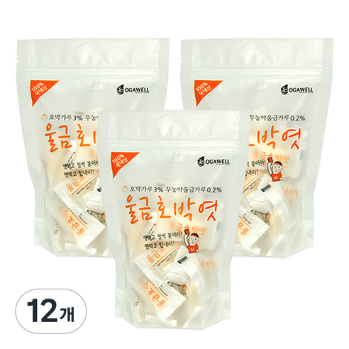 오가웰 울금호박엿, 120g, 12개