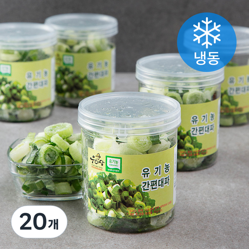 우리땅 웰팜넷 유기농 인증 간편대파 (냉동), 150g, 20개