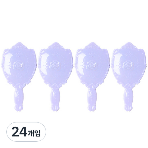 ABM 장미손거울 중, 화이트, 24개