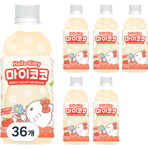 헬로키티 마이코코 사과맛, 36개, 340ml