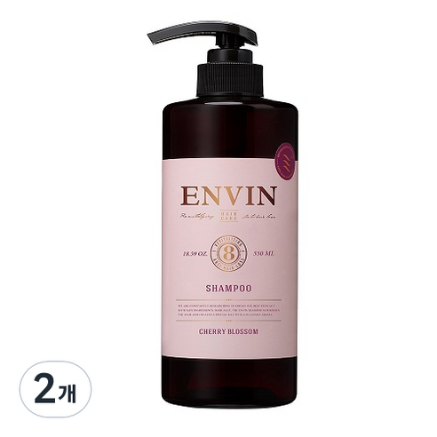앙방 탈모 증상 완화 샴푸 체리블라썸향, 550ml, 2개