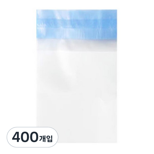 접착식 무지 반투명 opp 봉투, 400장