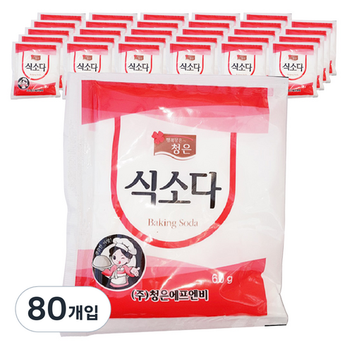 청은 식소다, 60g, 80개