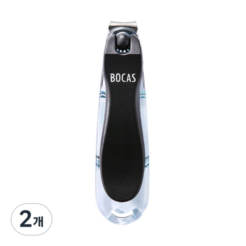 보카스 회전 손톱깎이 NC-3020, 블랙, 2개