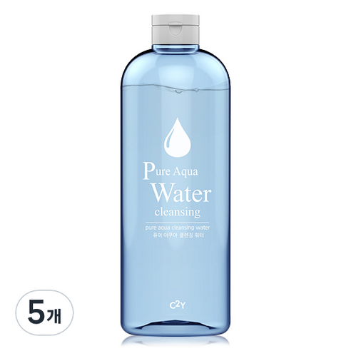 시투와이 퓨어 아쿠아 클렌징 워터, 600ml, 5개