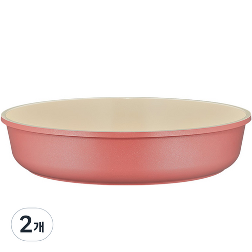로이첸 IH 비스포크팬 핸들 미포함 후라이팬 로지피치, 2개, 24cm