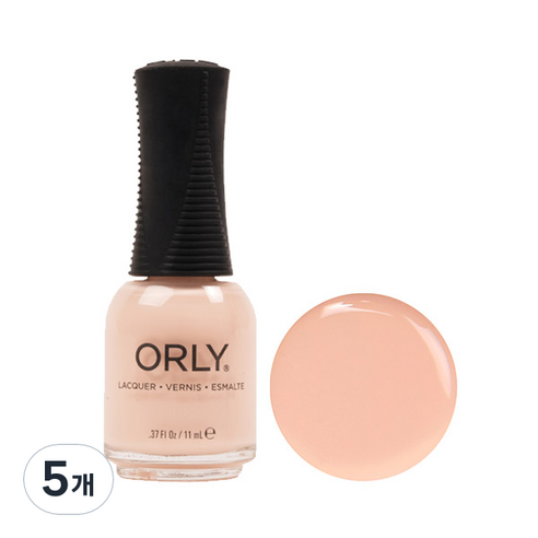 오를리 네일컬러 매니큐어 11ml, 2020016 사이버피치, 5개