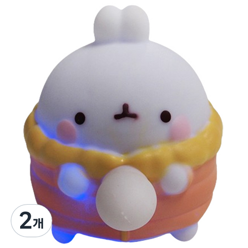라이트 풍선 부는 몰랑이 아프리콧, 2개