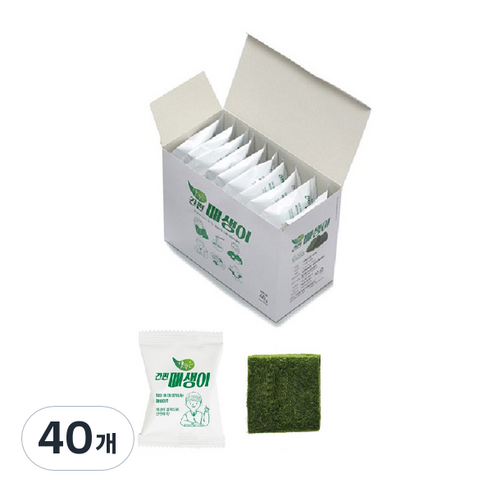 갯푸른 간편 매생이 블럭, 2g, 40개