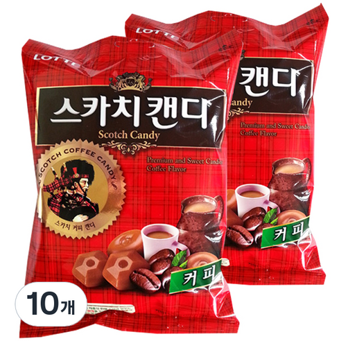 롯데 스카치캔디 커피, 317g, 10개