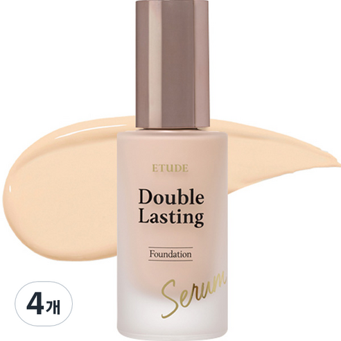 에뛰드 더블래스팅 세럼 스킨 파운데이션 30g, 뉴트럴바닐라 17N1, 4개