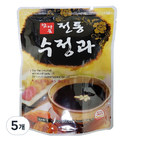 파낙스 참다음 전통수정과, 790ml, 5개