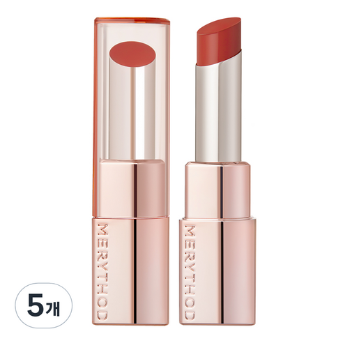메리쏘드 구름핏 립스틱 4.5g, 05 베어칠리, 5개