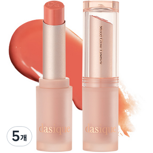 데이지크 무드글로우 립스틱 3g, 02 누드 펌킨, 5개
