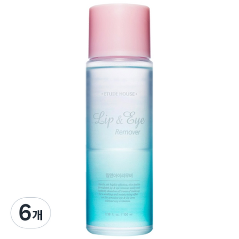 에뛰드하우스 립 앤 아이 리무버, 100ml, 6개