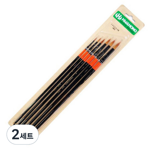 화홍 시리즈 700R 환붓 6p 세트, 2호, 4호, 6호, 8호, 10호, 12호, 2세트